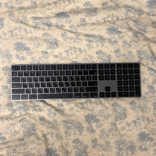 애플 매직키보드 스페이스 그레이 (숫자패드형)