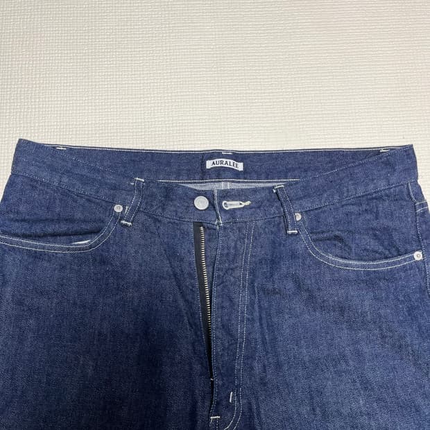 [5] 오라리 셀비지 라이트 데님 팬츠 인디고