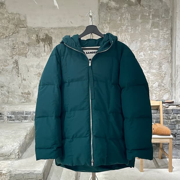 질샌더 플러스 틸 덕 다운 패디드 자켓