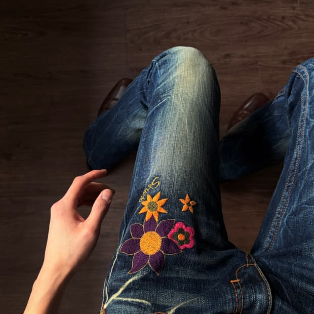 Studio R.P 큐티 & 워시드 슬림 플레어 진