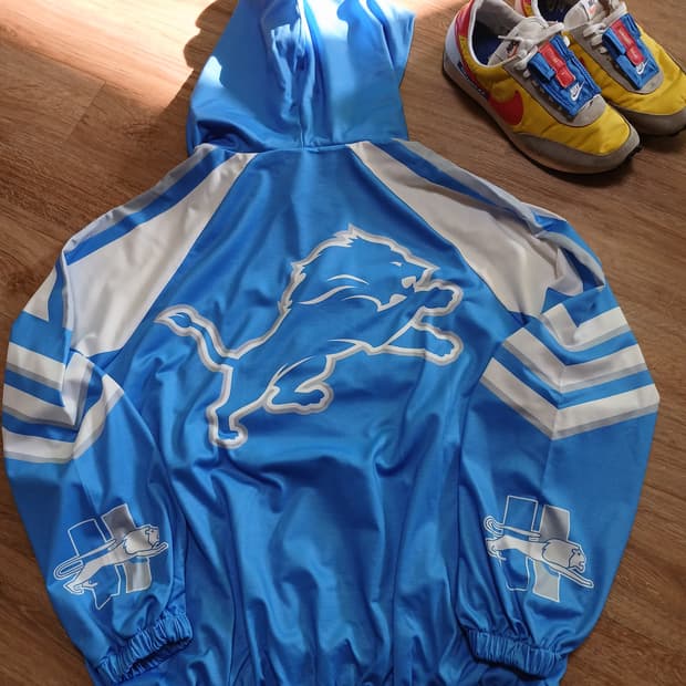 lions 라이온스 아노락 오버핏 져지 후드 스트릿