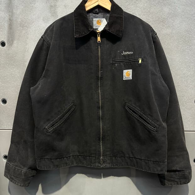 칼하트 j01 블랙 M 디트로이트자켓 무배