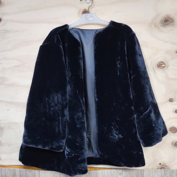 568) 인조퍼 자켓