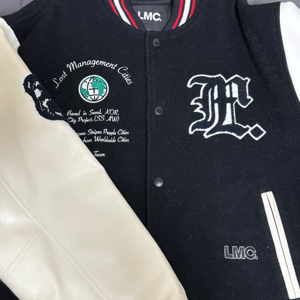 LMC 바시티 자켓 M