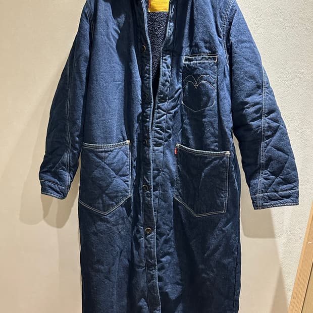 리바이스 레드탭 데님 롱코트