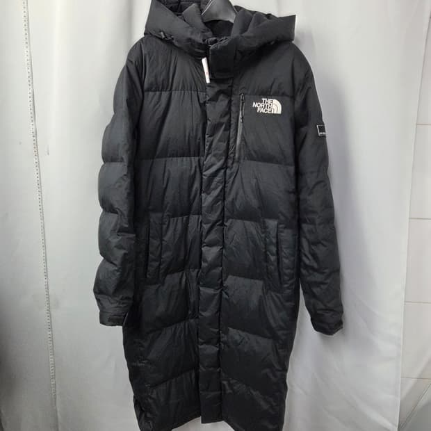 55(110) 노스페이스 롱패딩 블랙
