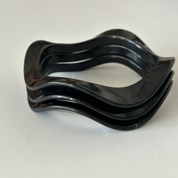 물결 아크릴 뱅글