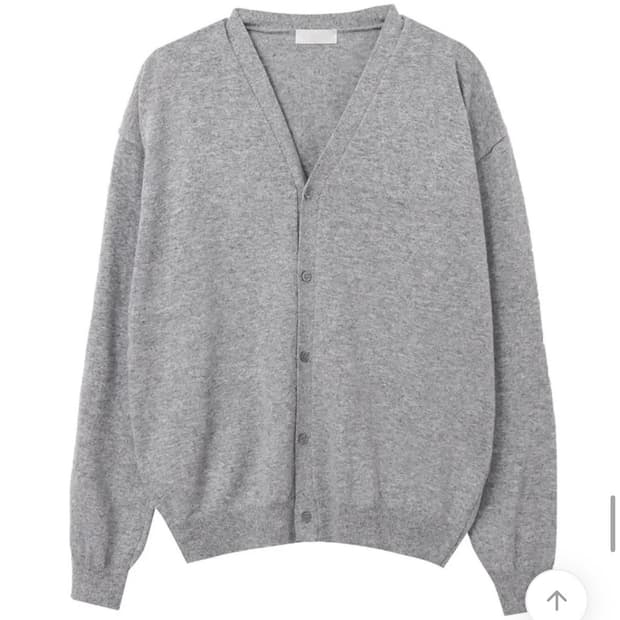 회색 가디건