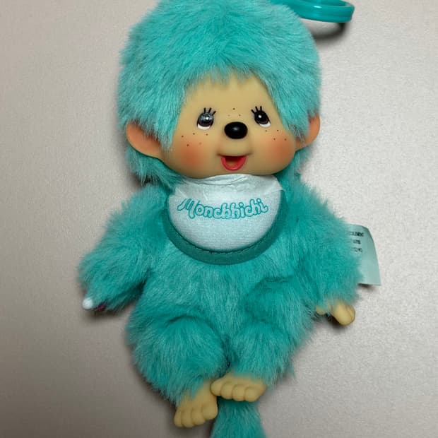 유럽 뉴컬러 몬치치 키링 형광민트💚