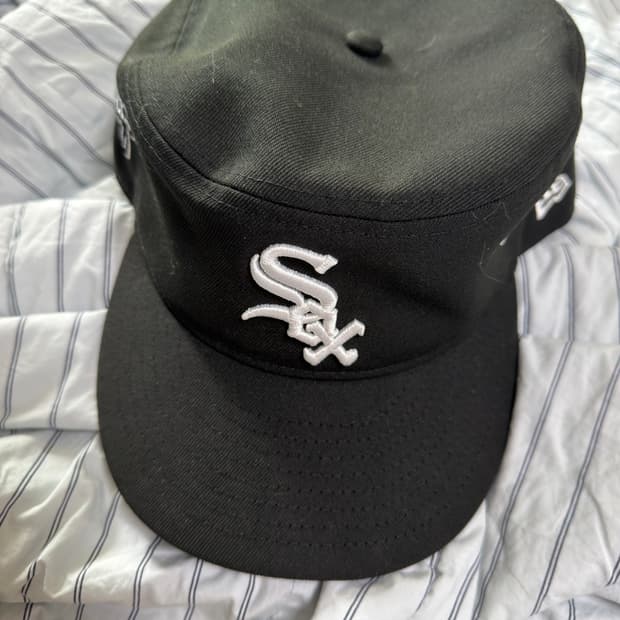MLB 시카고 화이트삭스 필박스 피티드캡 블랙