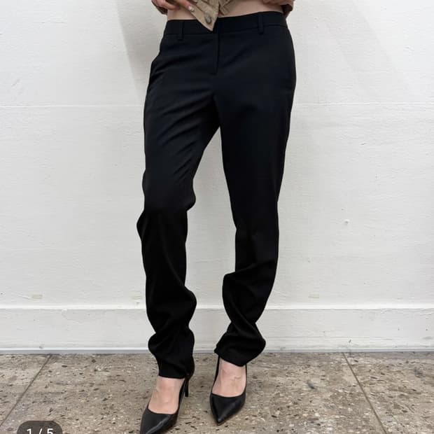 띠어리 theory SIDE-ZIP PIPED TROUSERS