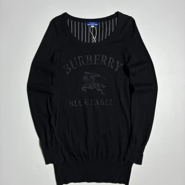 버버리 00's Y2K 블루라벨 니트 원피스 R3332