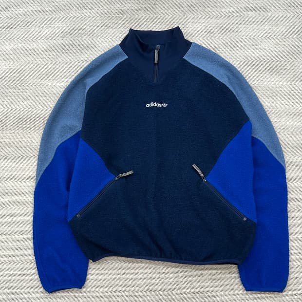 아디다스 하프집업 플리스  r2478