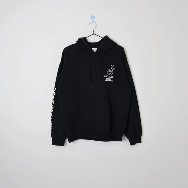 X-girl Graphic Back Print Hoodie Black