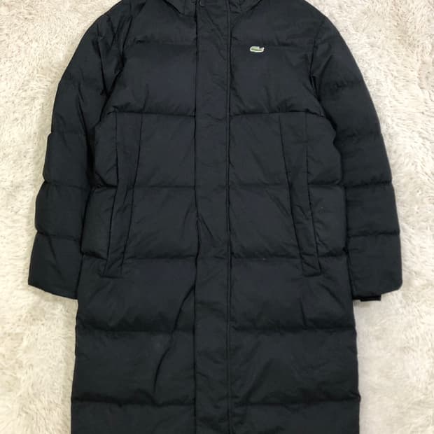 라코스테 구스다운 롱 패딩/#2523