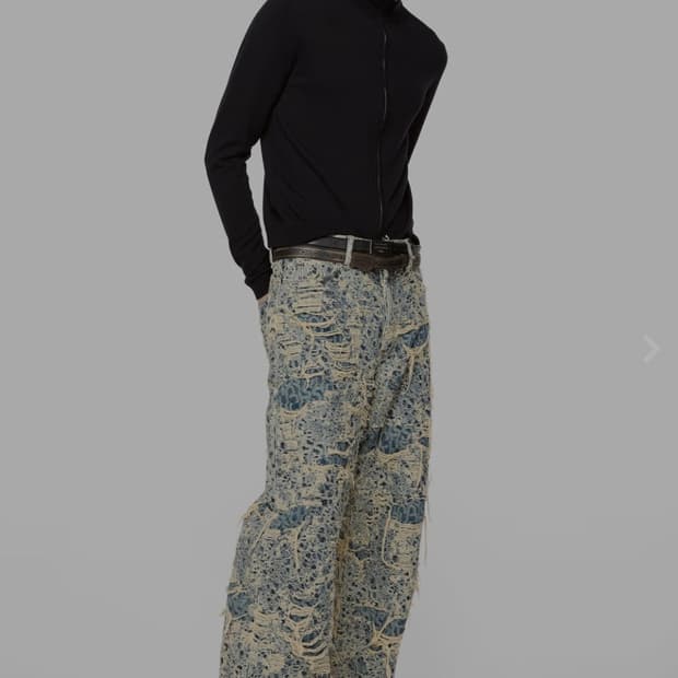 아크네 25FW 니트집업 가디건