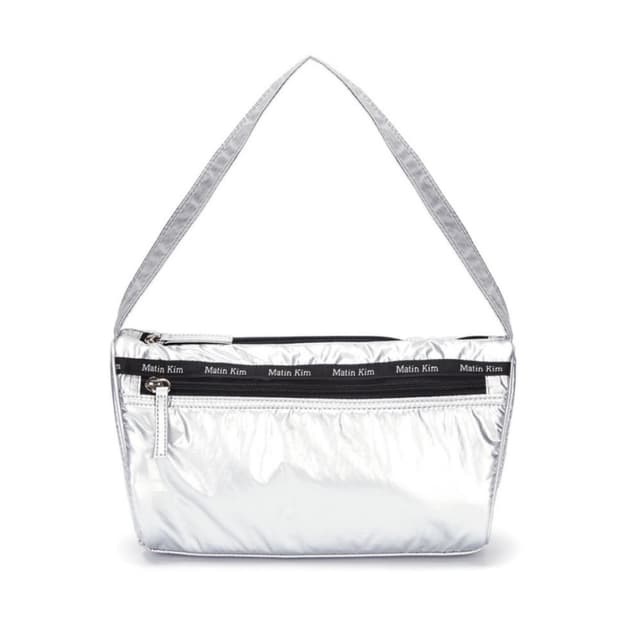 마뗑킴 실버 숄더백