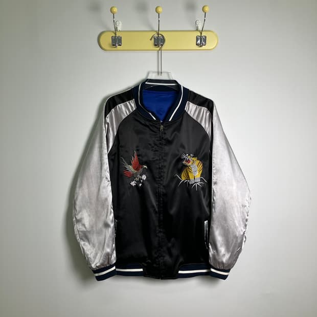 VTG 빈티지 리버시블 스카쟌