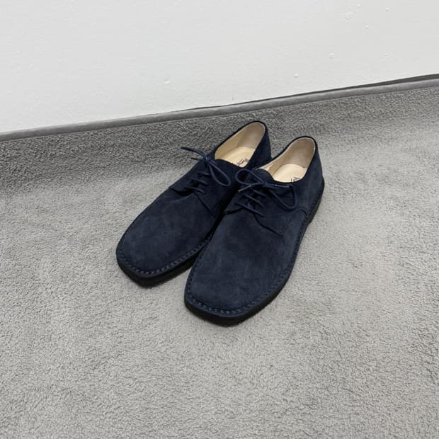Margaret Howell suede square toe shoes