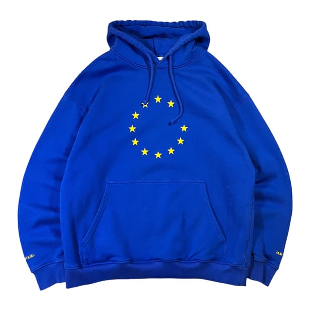 수베니어 오피셜 유니파이 후드티 블루