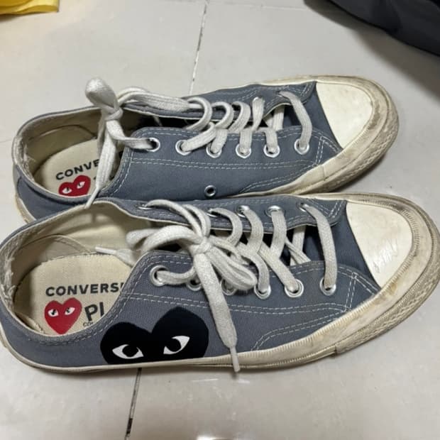 꼼데 컨버스 척테일러 70s 로우 그레이 245