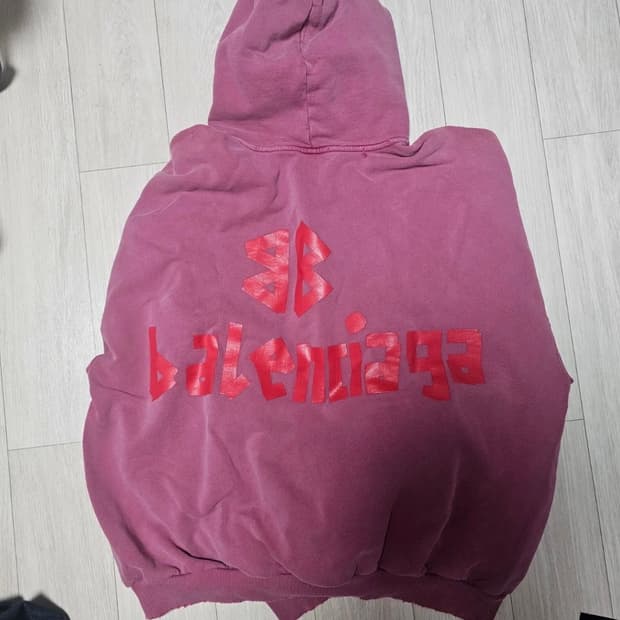 25ss tape pink hoody