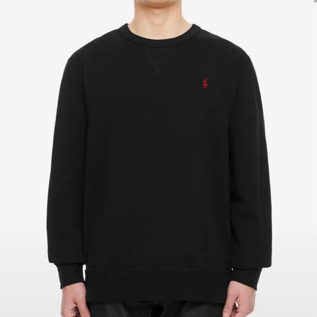 폴로 랄프 로렌 블랙 맨투맨