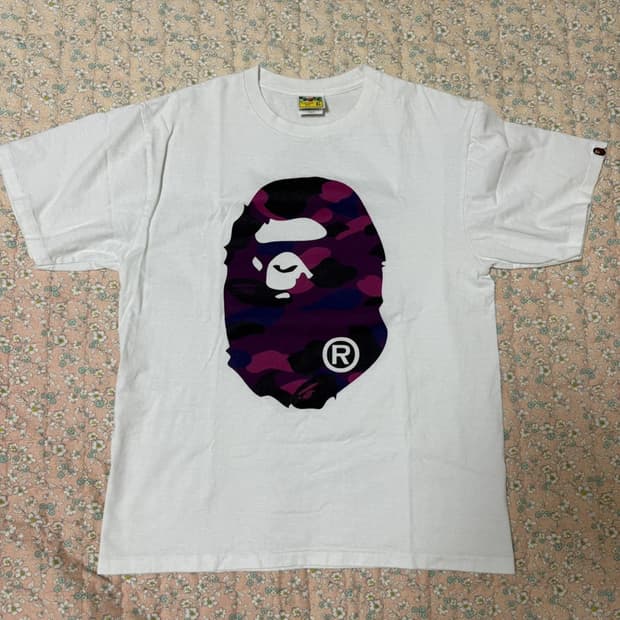 베이프 빅 에이프 퍼플 티셔츠