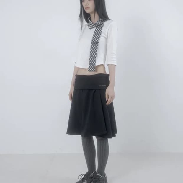 더블에스씨 아카이브 3/4 Petaline Tee 002