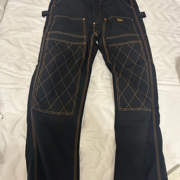 캐피탈 럼버 팬츠 블랙 