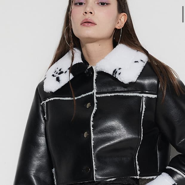 러브이즈트루 ow cow 무스탕