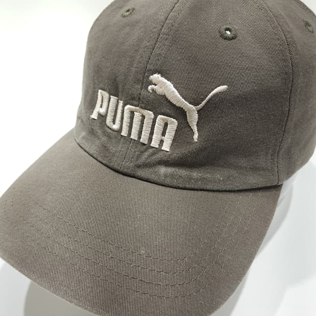 푸마 & 세븐업 필리핀판 카키 로고 자수 볼캡 P2037