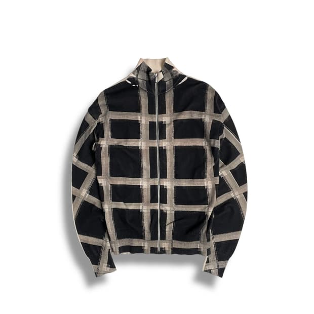 보테가 베네타 체크 프린팅 집업 자켓 (italy made)  