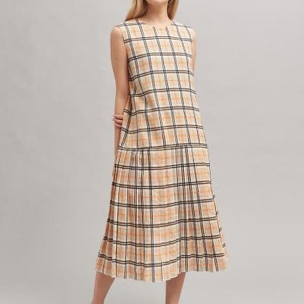 빈폴레이디스 린넨100 원피스 55사이즈