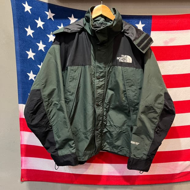 노스페이스 고어텍스 그린