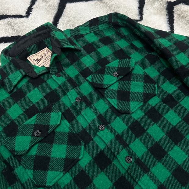 [L]울리치 80s 버팔로 울 투포켓 체크셔츠