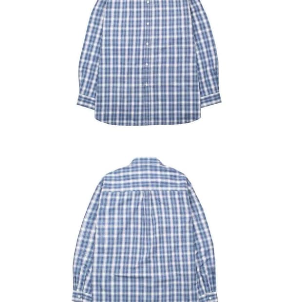 곤니치와봉쥬르 Cb nerd checked shirts 
