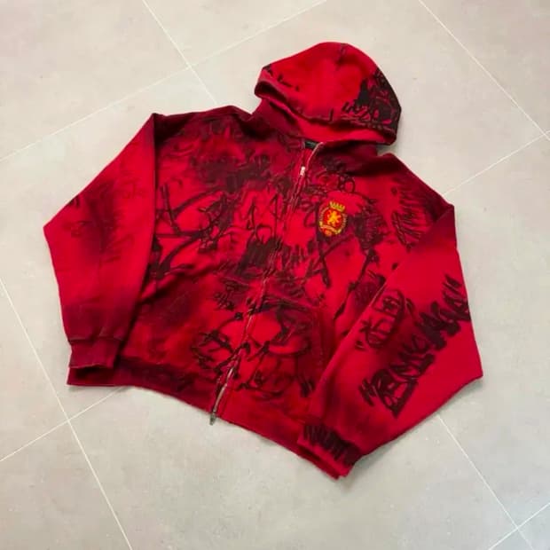 발렌시아가 스케이터 후드집업