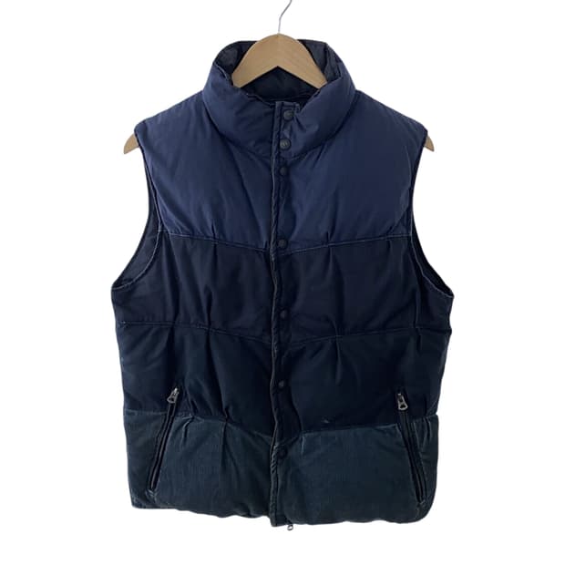 사쥬드크레 실크 인디고 다운베스트