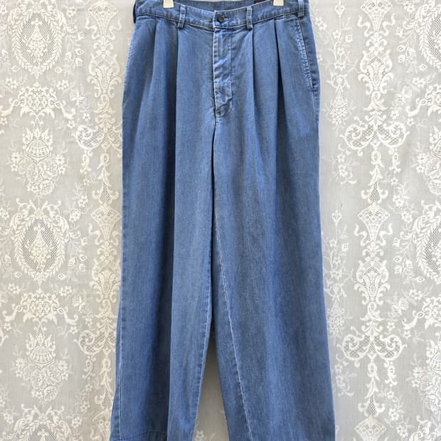 90s 밥슨 텐셀 투턱 팬츠 (made in japan)