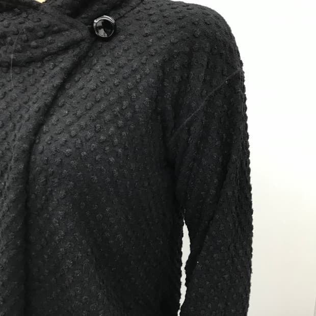 Collezioni 3D dot Draped Wrap Cardigan