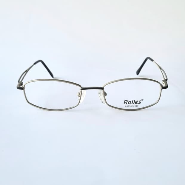 데드스탁 실버 메탈 긱시크  안티알러지 안경테 695