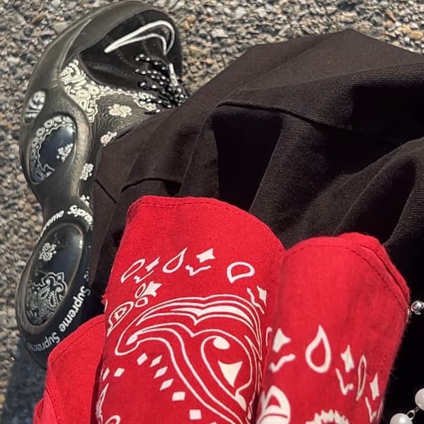 나이키 슈프림 에어 줌 플라이트 95sp 블랙