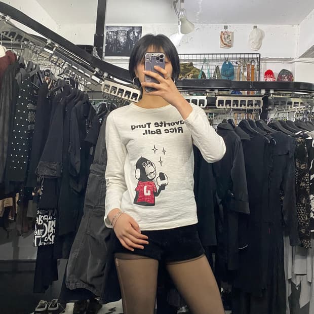 Free 몽키 프린팅 롱슬리브