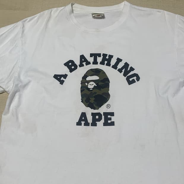 BAPE 1st Camo College T-Shirt