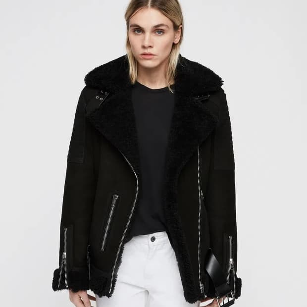 올세인츠 GARRIX 무스탕