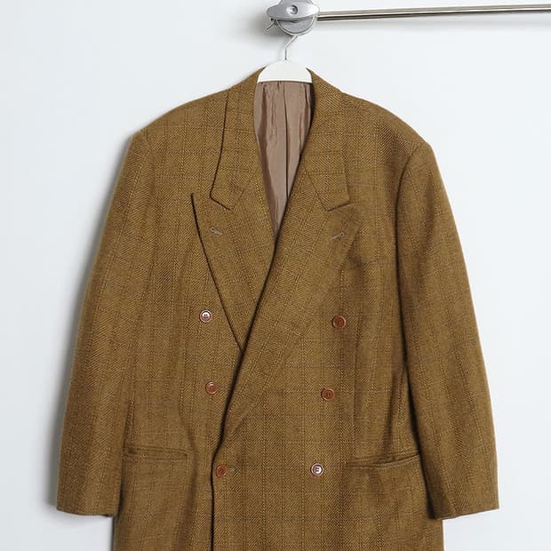 90's valentino garavani Check Wool Blaze