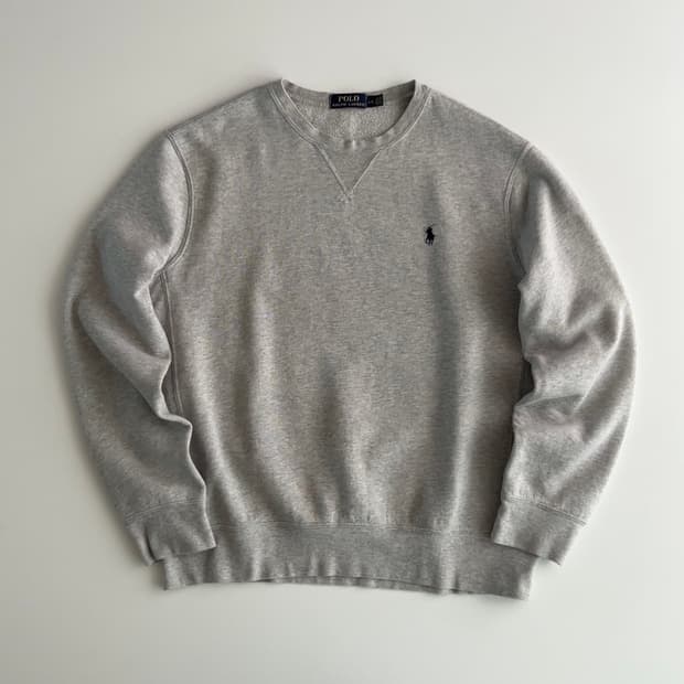 폴로 랄프로렌 그레이 맨투맨 L