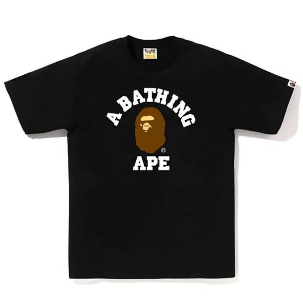 <특가>베이프 컬리지 로고 반팔티 (새상품)