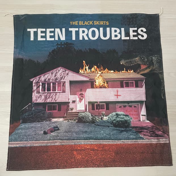 검정치마 틴트러블스 린넨 패브릭 포스터